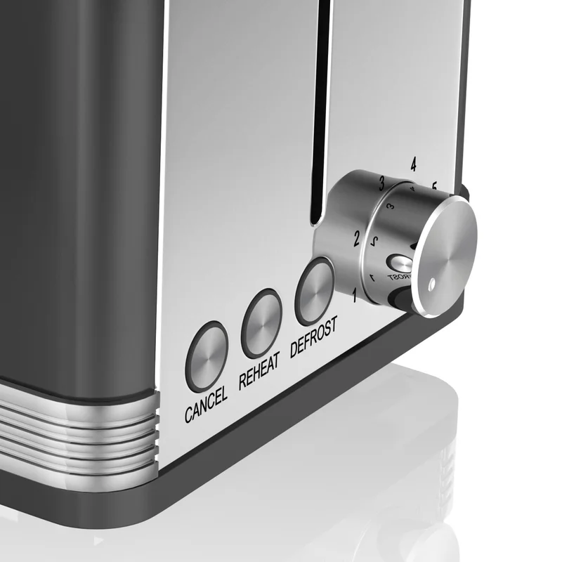 Swan ST19010BN Retro 2 Slice Toaster. Black