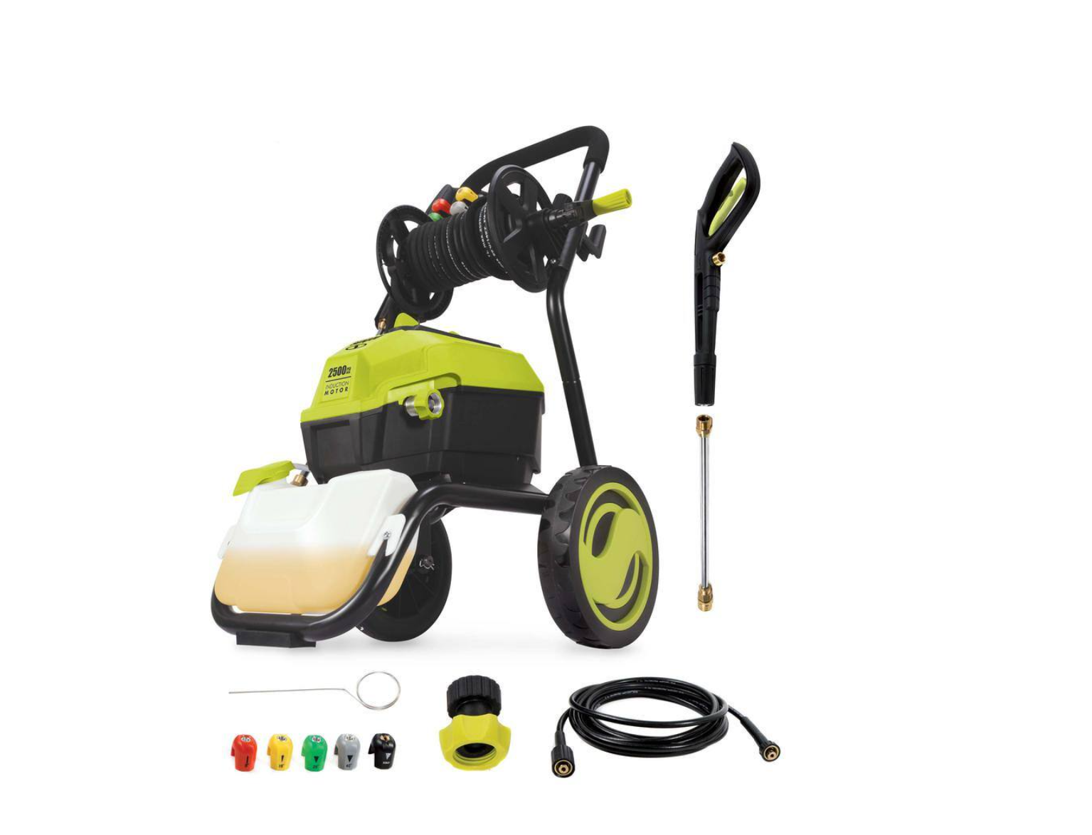 Sun Joe SPX4501 2500 Max PSI 1.48 GPM 13 Amp High Performance Electric Pressure Washer with Hose Reel