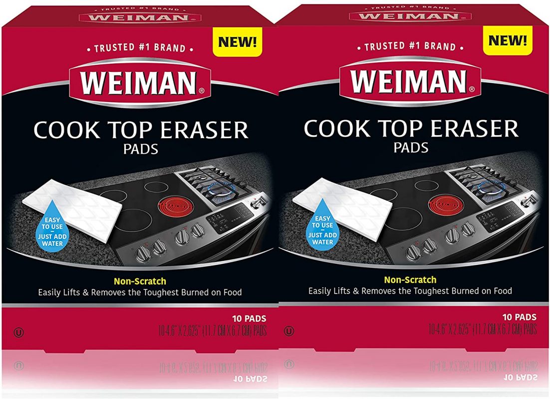 Weiman Cooktop Eraser Pads - 2 Pack - 20 Pads