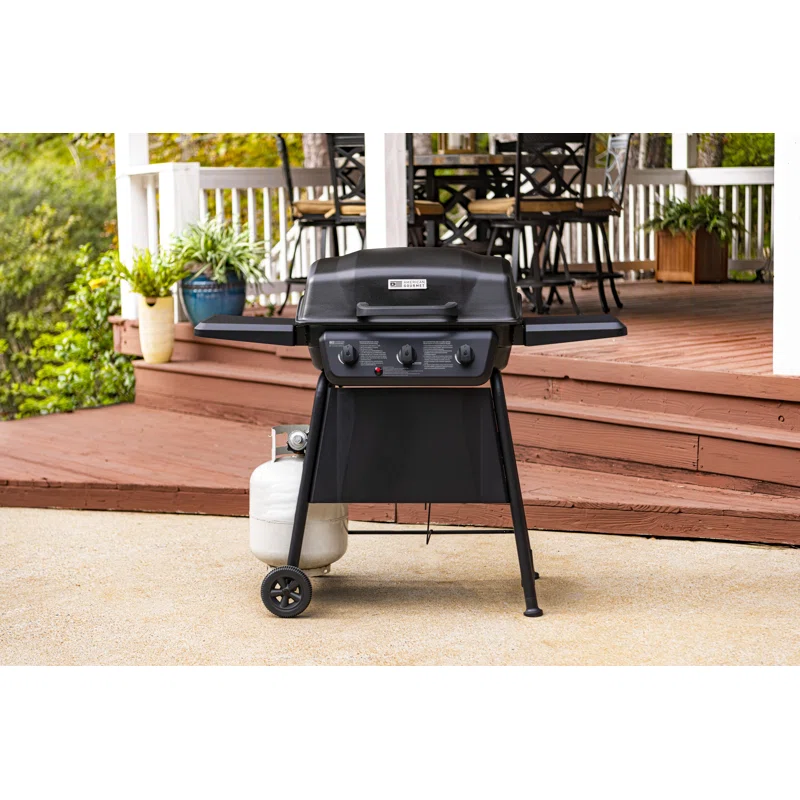 American Gourmet 463773717 Char-Broil Classic 360 3-Burner Liquid Propane Gas Grill. Black