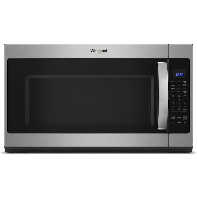 Whirlpool  2.1-cu ft 1000-Watt Over-the-Range Microwave with Sensor Cooking (Fingerprint Resistant Stainless)