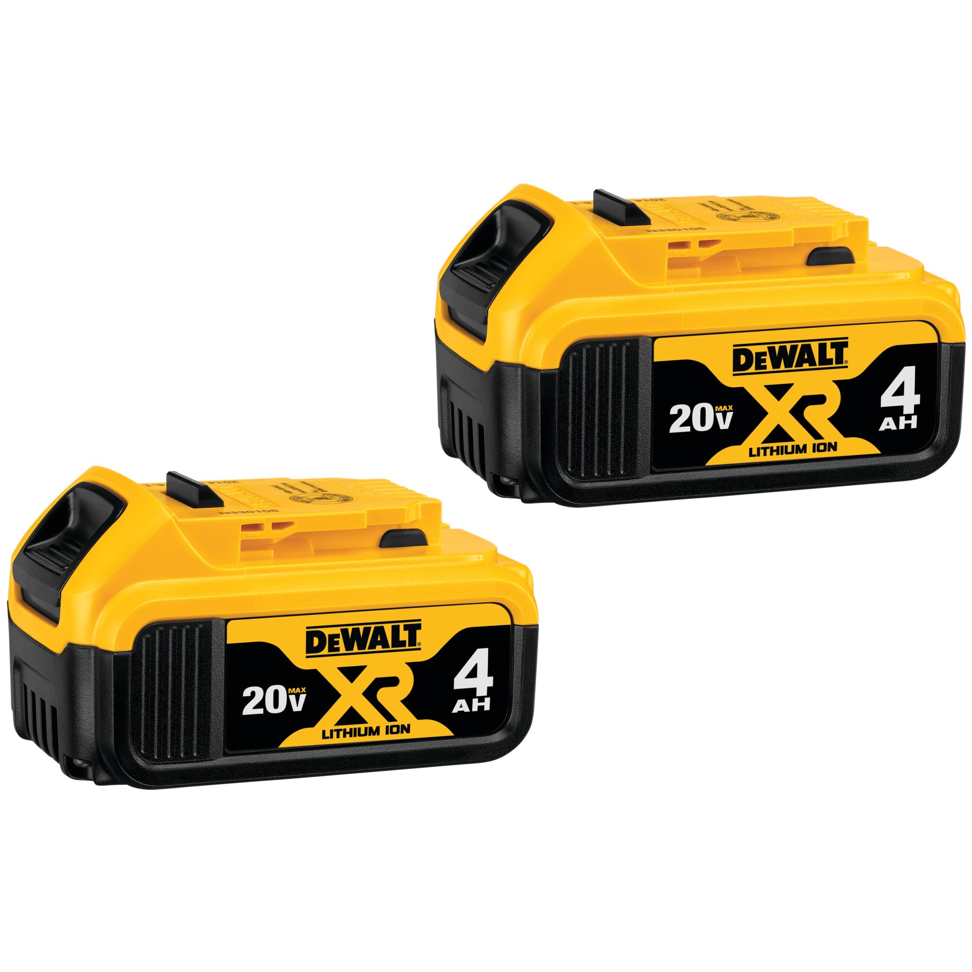 DEWALT 20-Volt 2-Pack 4 Amp-Hour; 4 Amp-Hour Lithium Power Tool Battery Kit