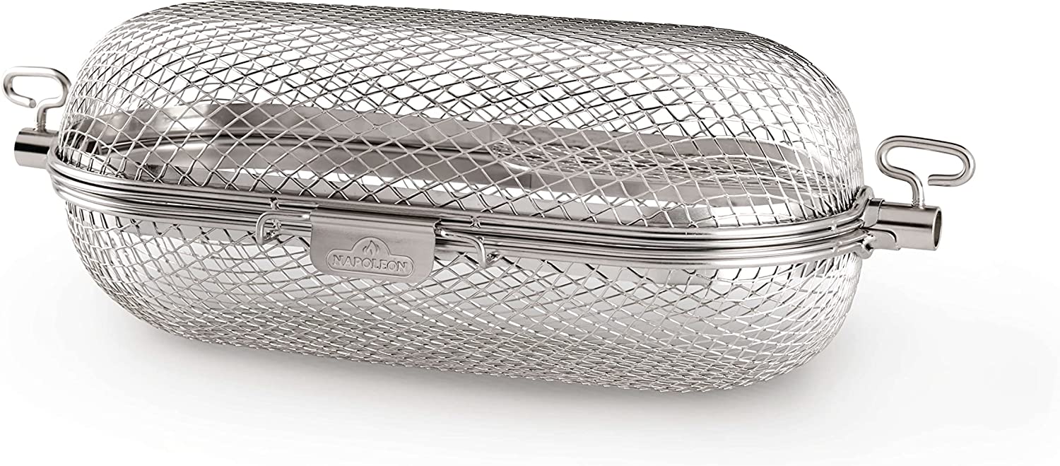Napoleon 64000 Rotisserie Basket Grill Accessory. Stainless Steel