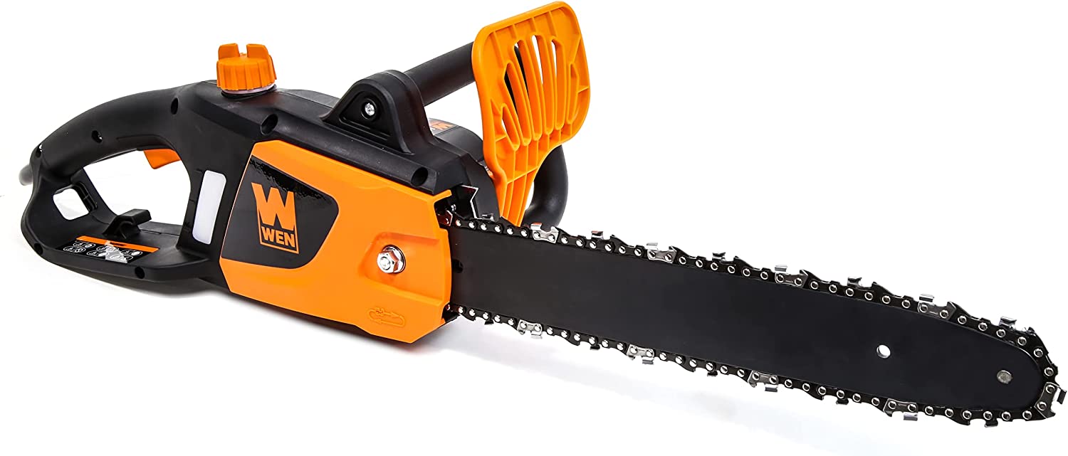WEN 4015 9-Amp 14-Inch Electric Chainsaw . Black