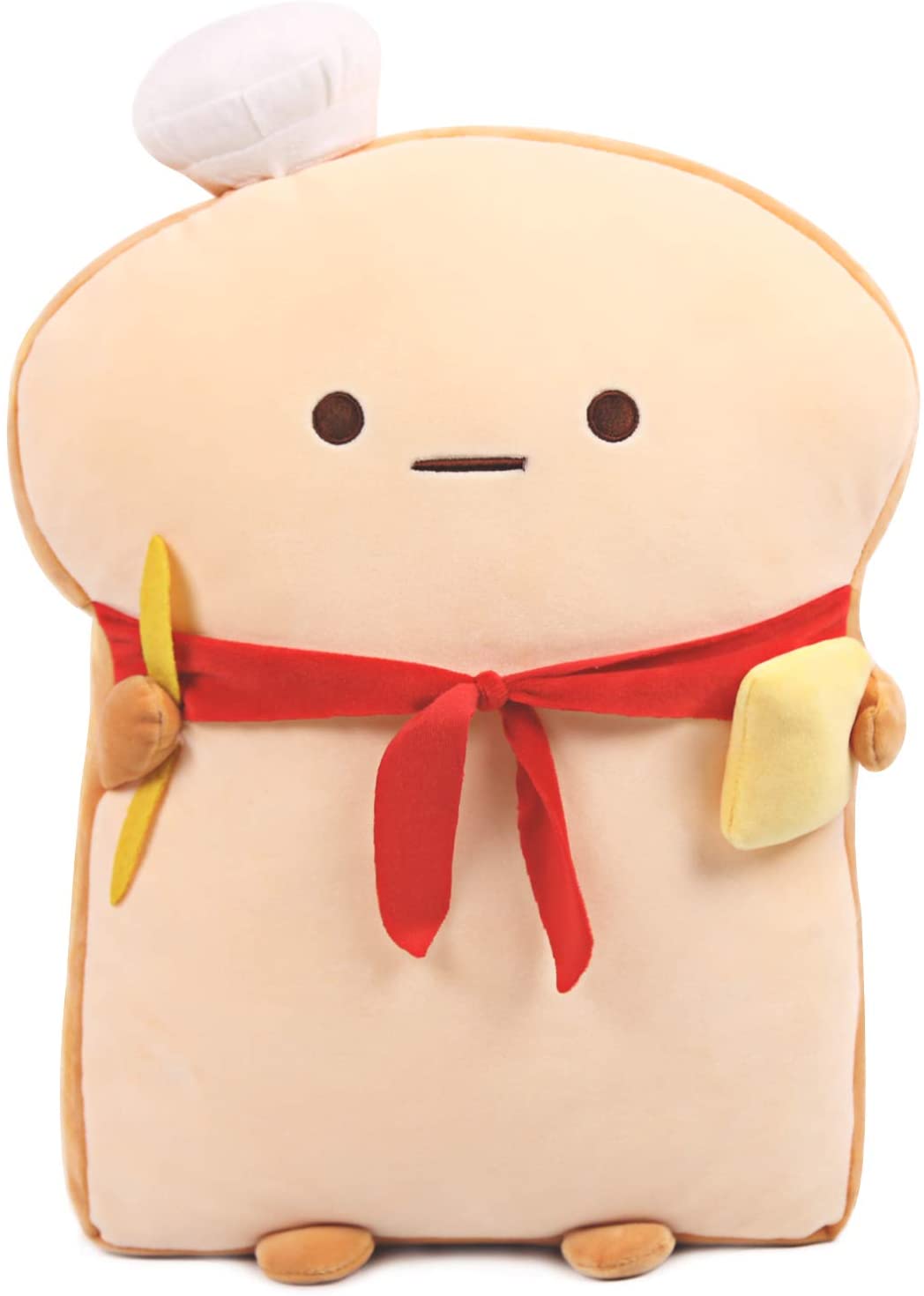 ARELUX 17.7” Funny Toast Sliced Bread Pillow.Bread Shape Plush Hugging Pillow