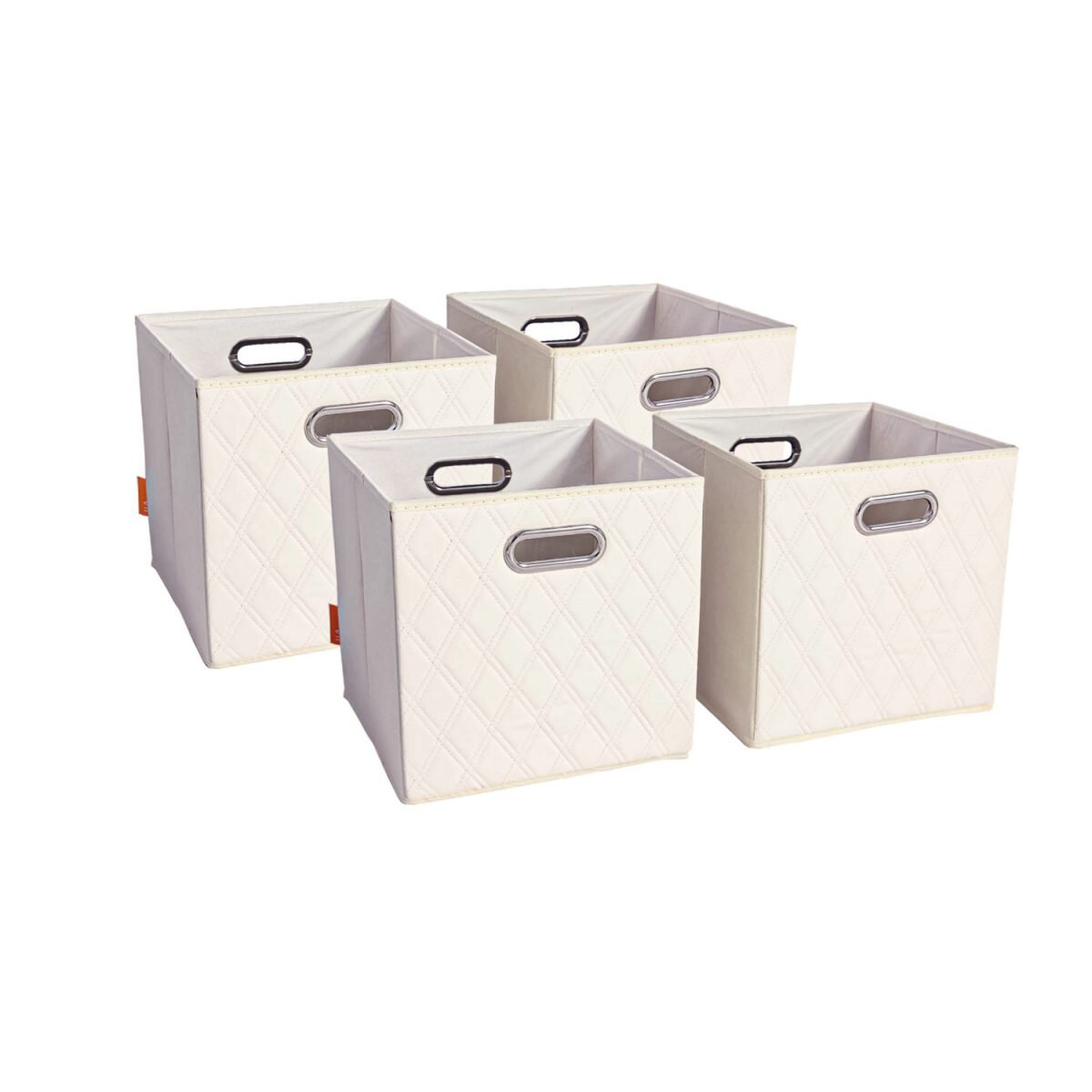 Faux Leather Bin Set (Set of 4)