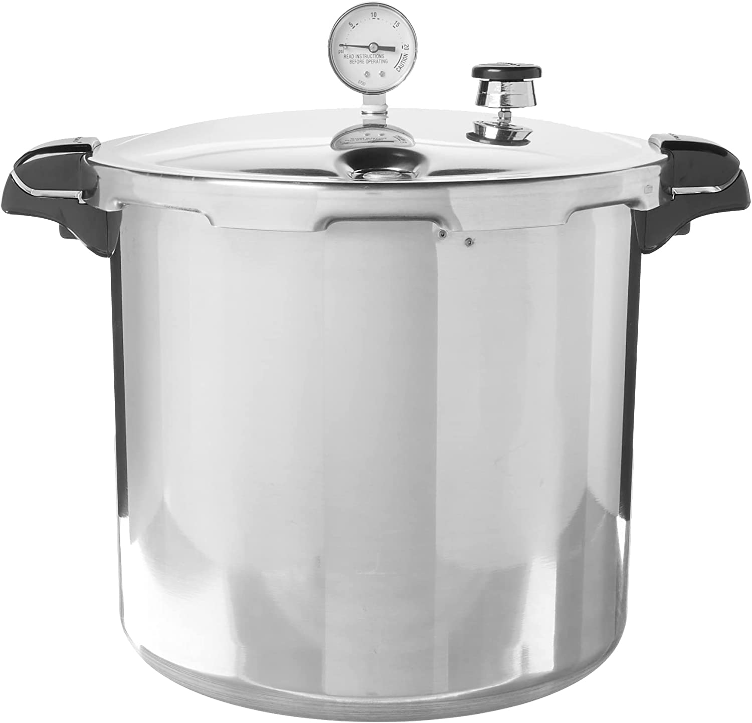 Presto 01784 23-Quart Induction Compatible Pressure Canner. Silver