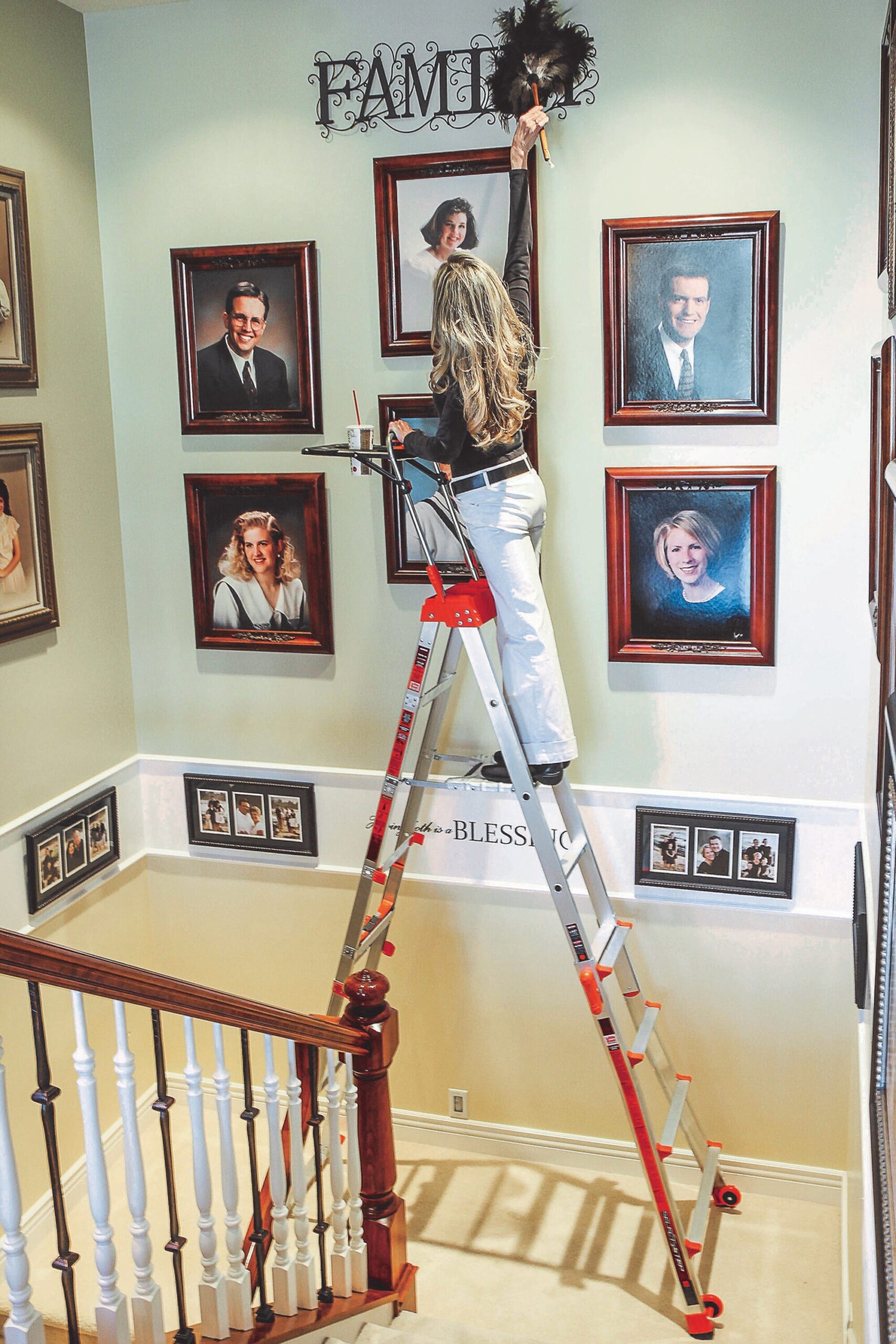 Little Giant Ladders Select Step M5 Aluminum 8-ft Type 1A- 300-lb Capacity Telescoping Step Ladder