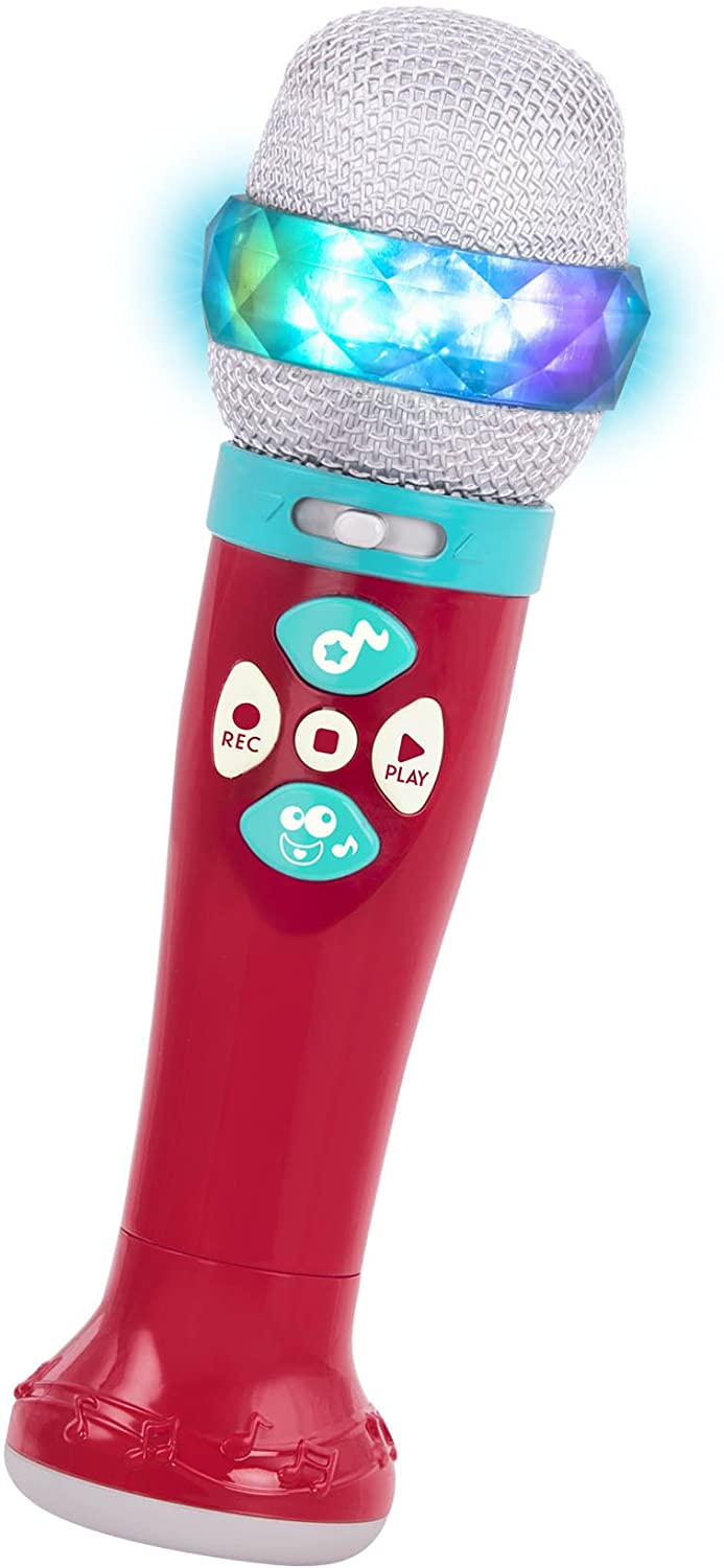 Battat Musical Light Show Microphone. Light-Up Sing-Along Mic