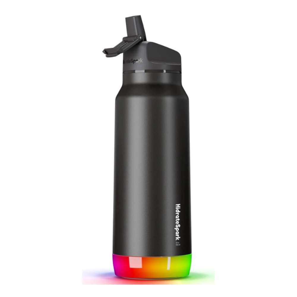 HidrateSpark Pro 32oz Water Bottle. Black