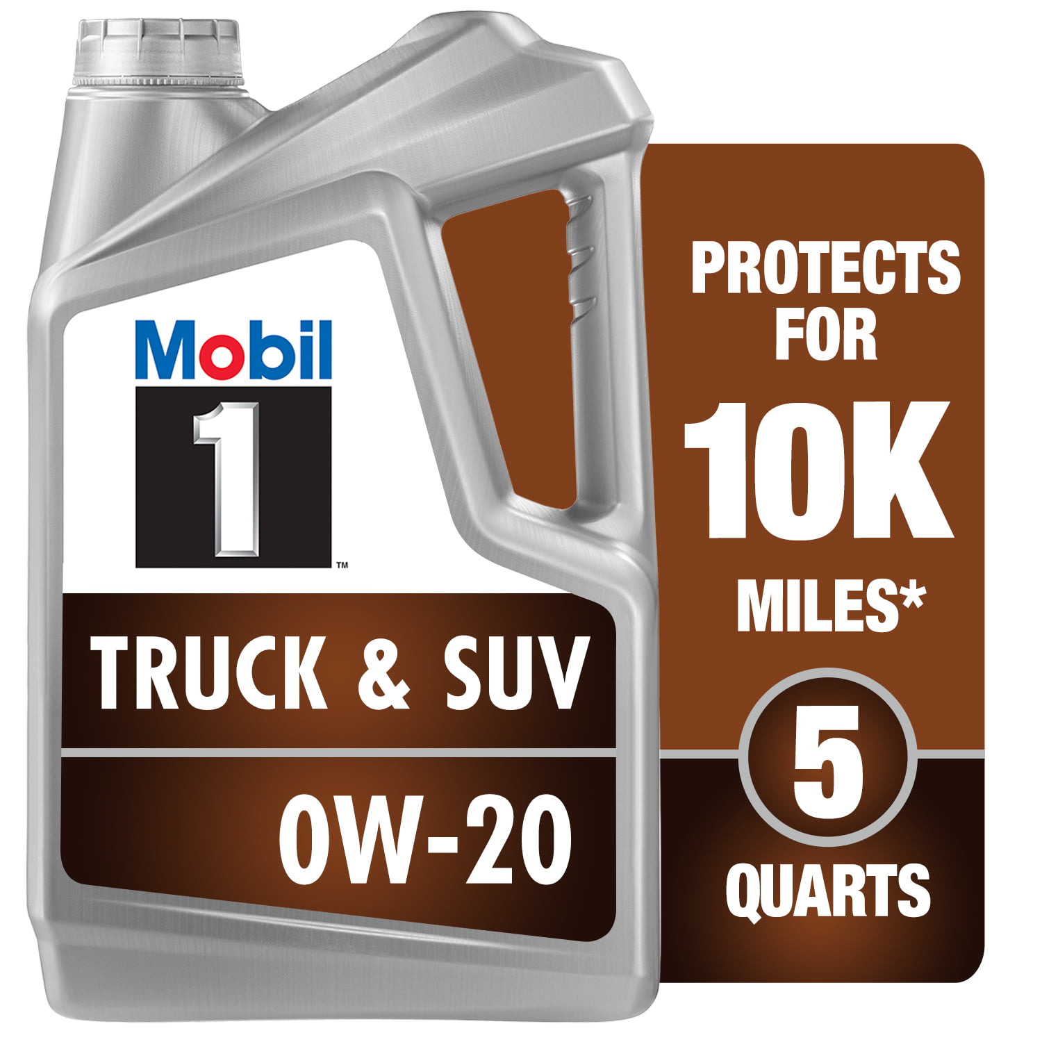 Mobil 1 Truck & SUV Full Synthetic Motor Oil 0W-20. 5 qt