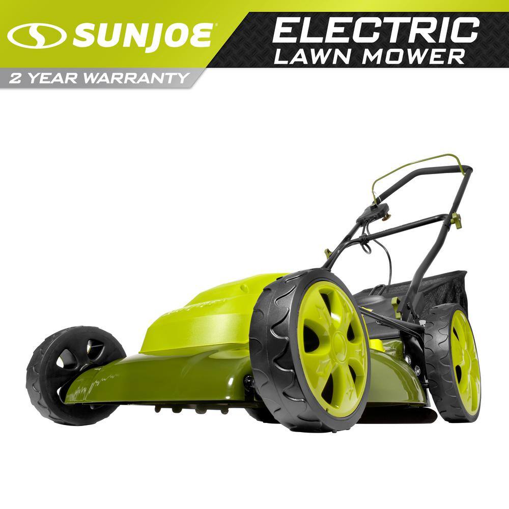 Sun Joe MJ408E Mow Joe 20 in. 12 Amp Corded Electric Walk Behind Push Lawn Mower