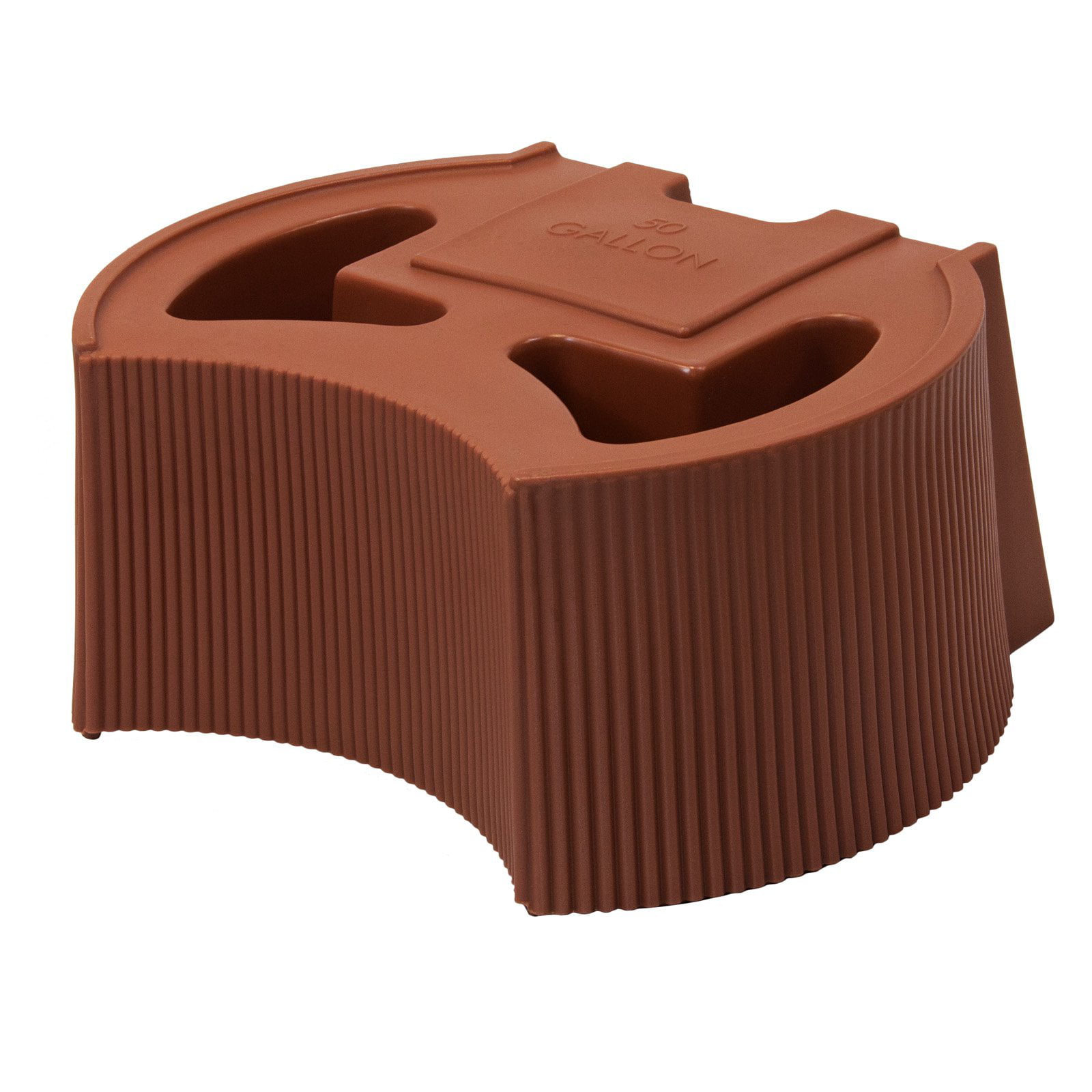 Good Ideas Rain Wizard Urn Rain Barrel Stand. Terra Cotta