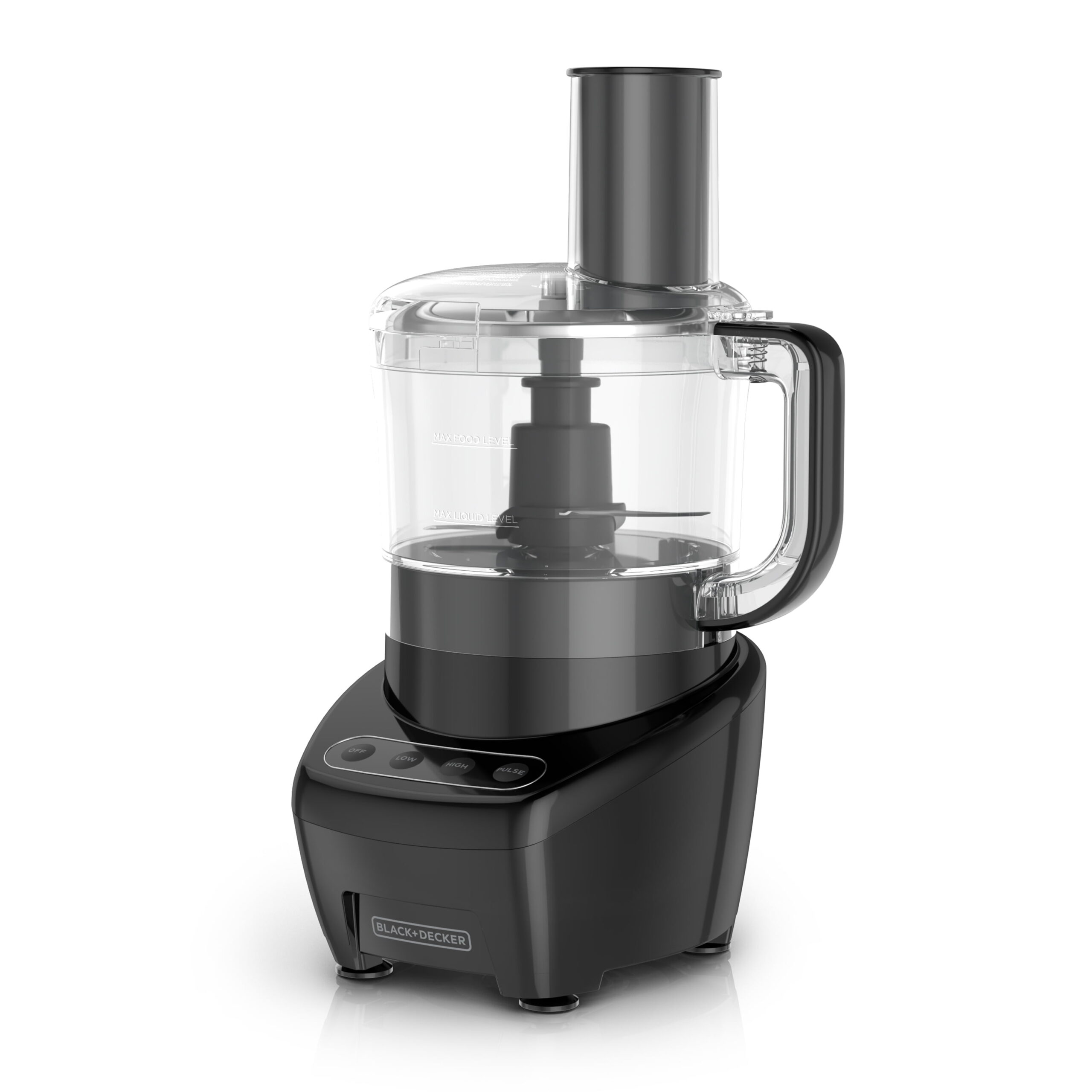 BLACK+DECKER Easy Assembly 8-Cup Food Processor. Black. FP4200B