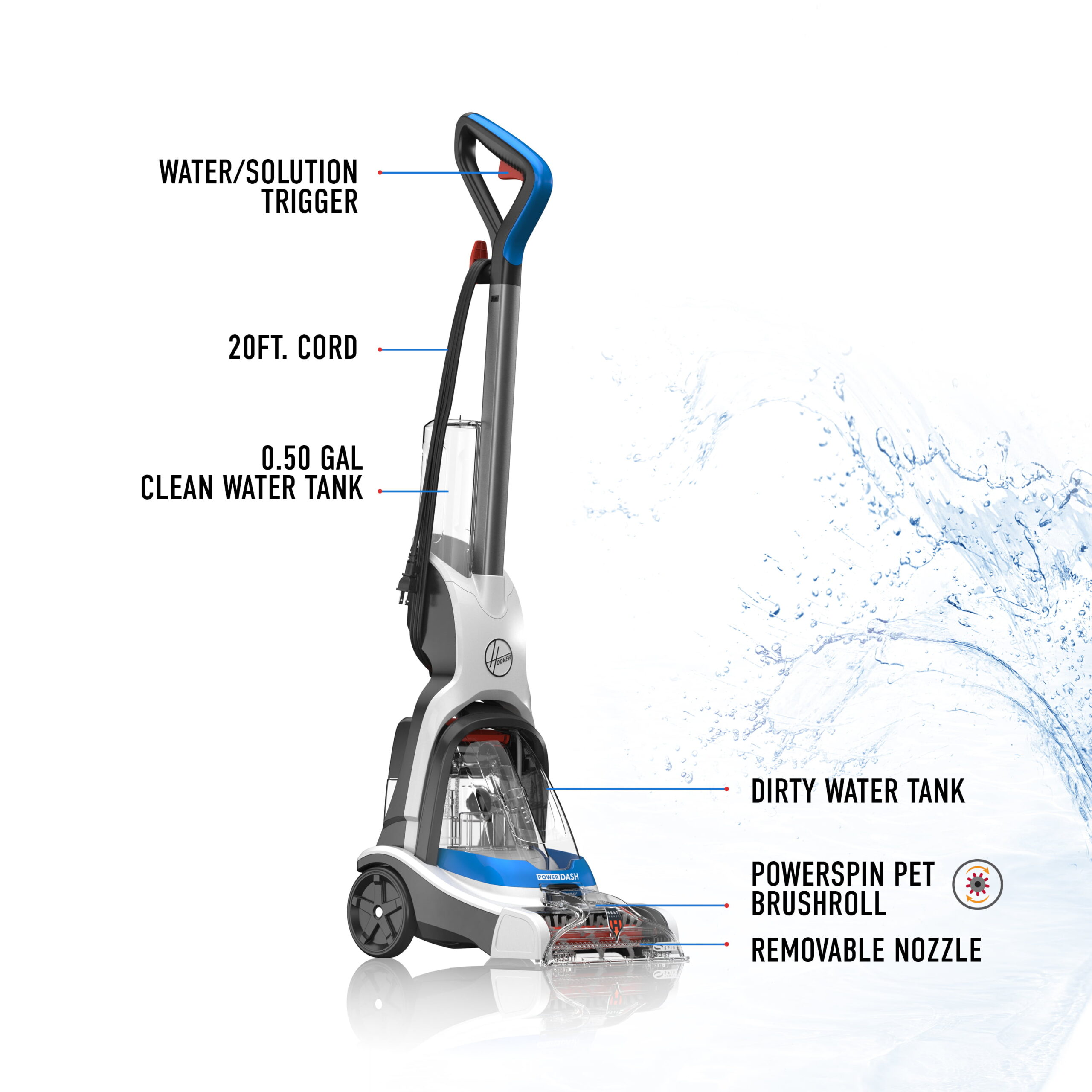 Hoover PowerDash Pet Carpet Cleaner. FH50700