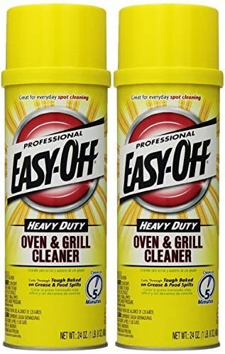 Easy Off Professional Oven & Grill Cleaner Aerosol. 24 oz 2 Pack