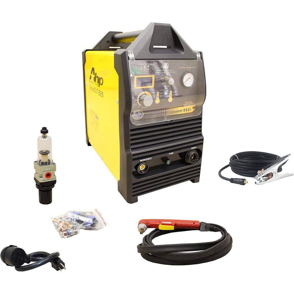 AHP Alpha-Cut 825i Alpha-Cut 825i 60 Amp Plasma Cutter 7/8 in. Clean Cut 110-Volt/220-Volt Dual Voltage Compact and Lightweight