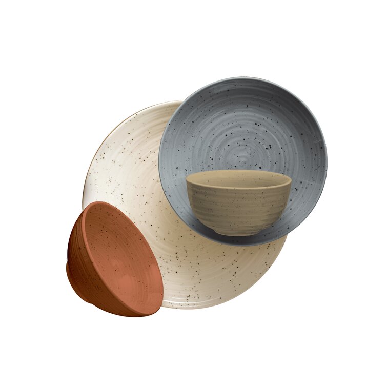 Sango Siterra Stoneware Dinnerware - Set of 16