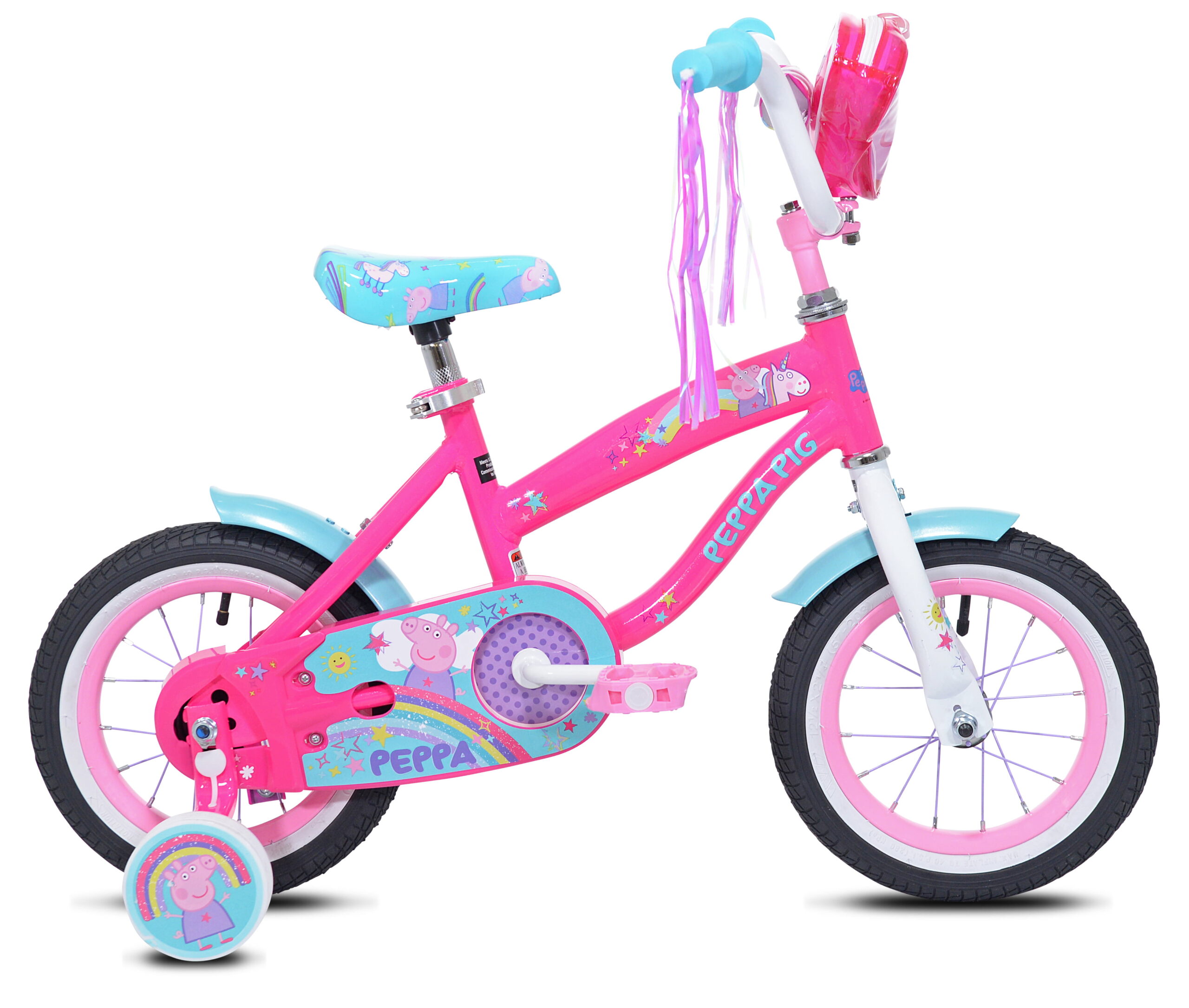 Kent Bicycles Peppa Pig 12″ Girl-s Bicycle. Pink/Blue