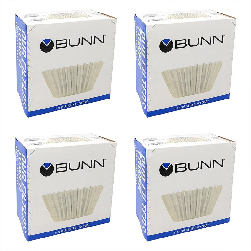 BUNN BCF100-B 100-Count Basket Filter (Pack Of 4).White