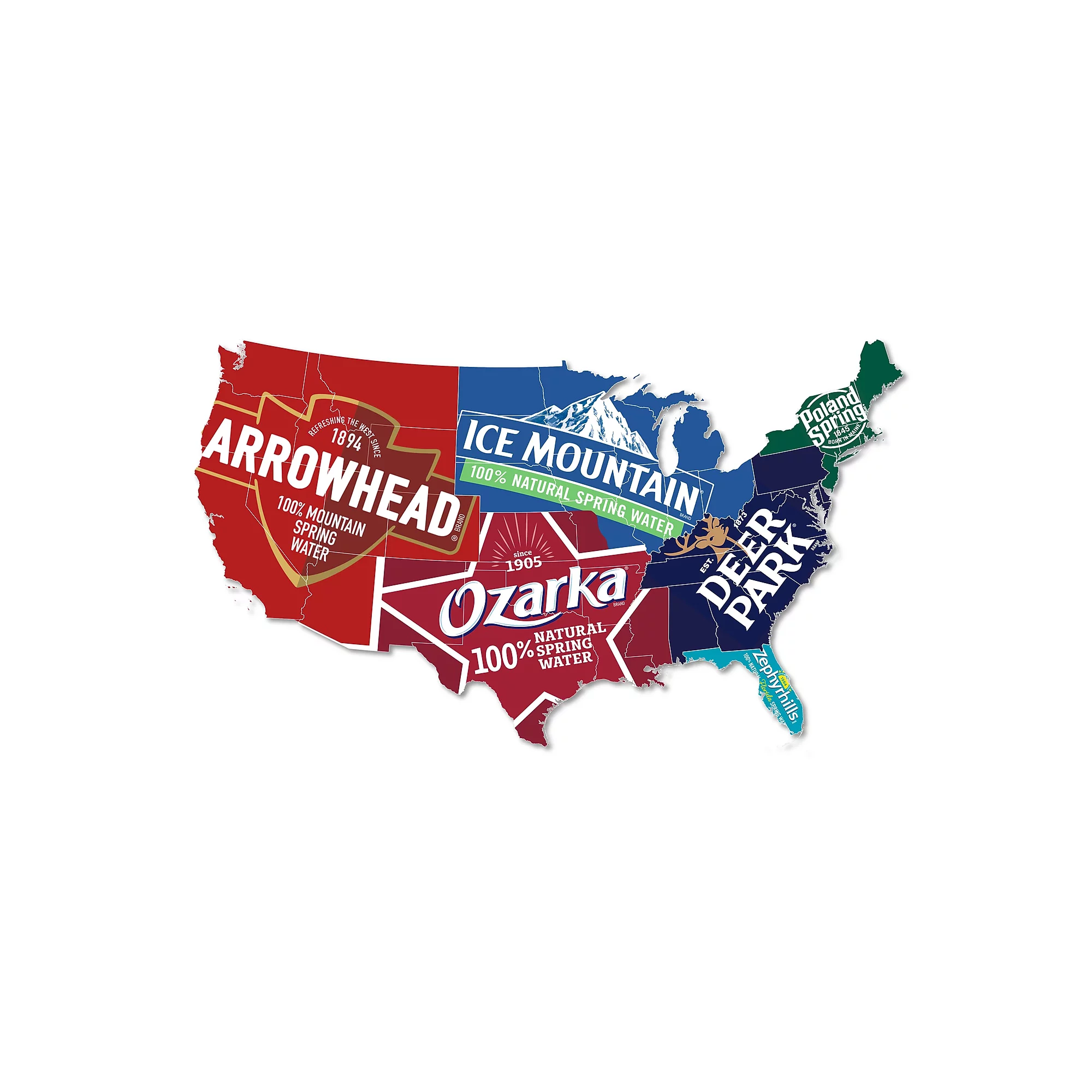 Zephyrhills 100% Natural Spring Water 16.9 Oz. 24 pack