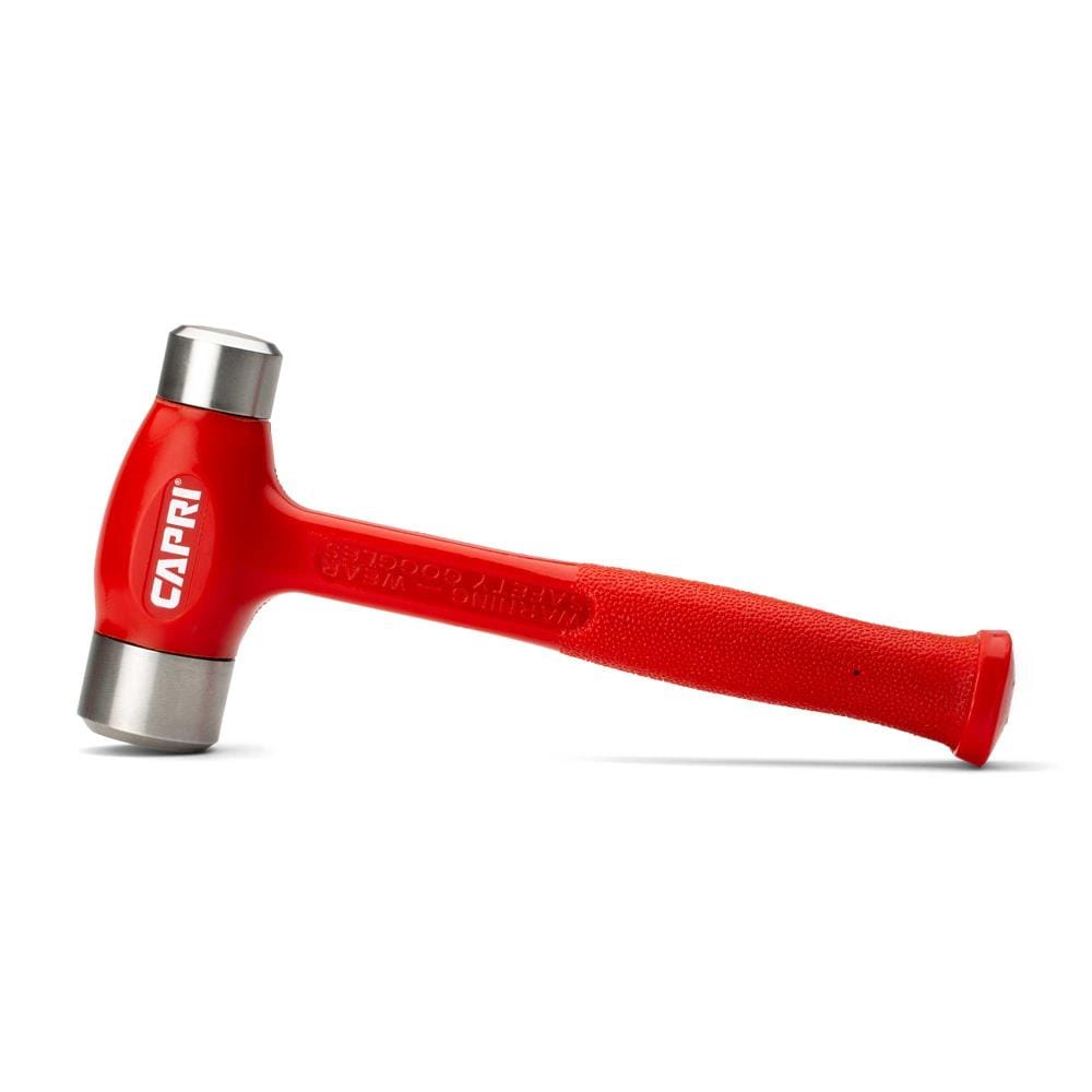 Capri Tools 43-oz Rounded Face Polyurethane Head Rubber Ball Peen Hammer