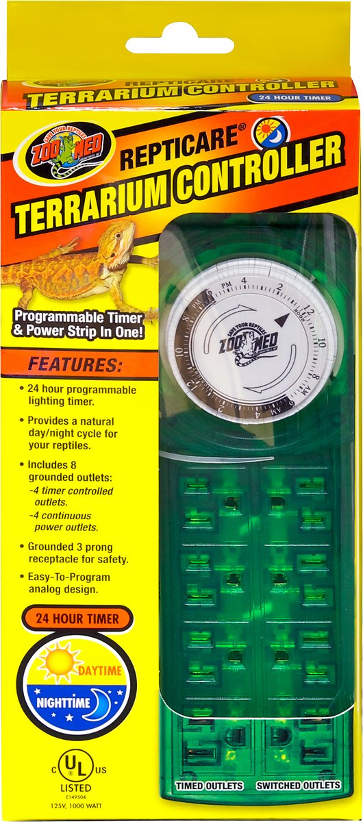 Zoo Med Laboratories SZMLT12 Repti Terrarium Controller.  1 Count (Pack of 1)