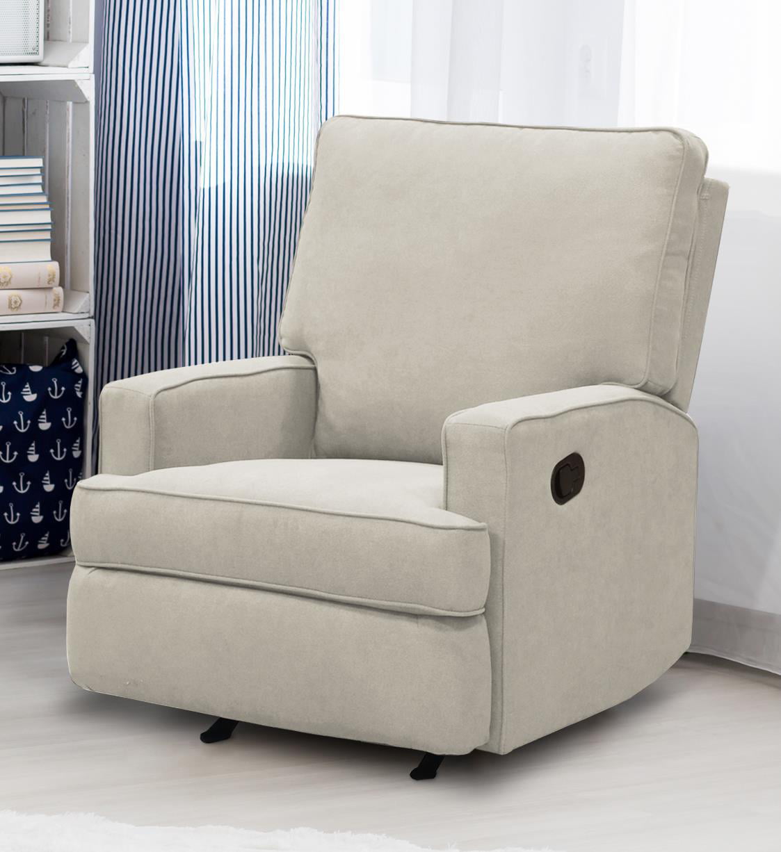Baby Relax Salma Rocker Recliner Chair. Nursery Furniture. Beige