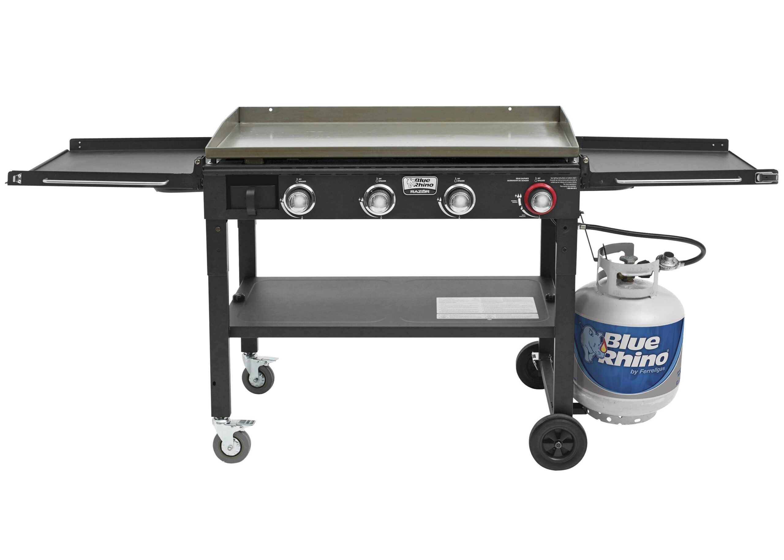 Blue Rhino Razor 4-Burner Liquid Propane Flat Top Grill