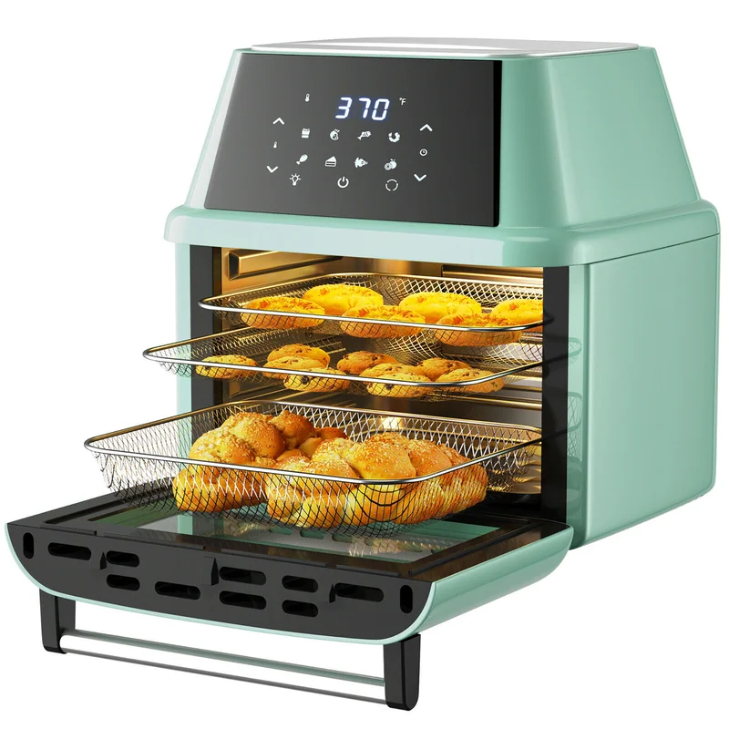 Costway EP24735GN 19 qt. Green Air Fryer Oven with Dehydrator Rotisserie