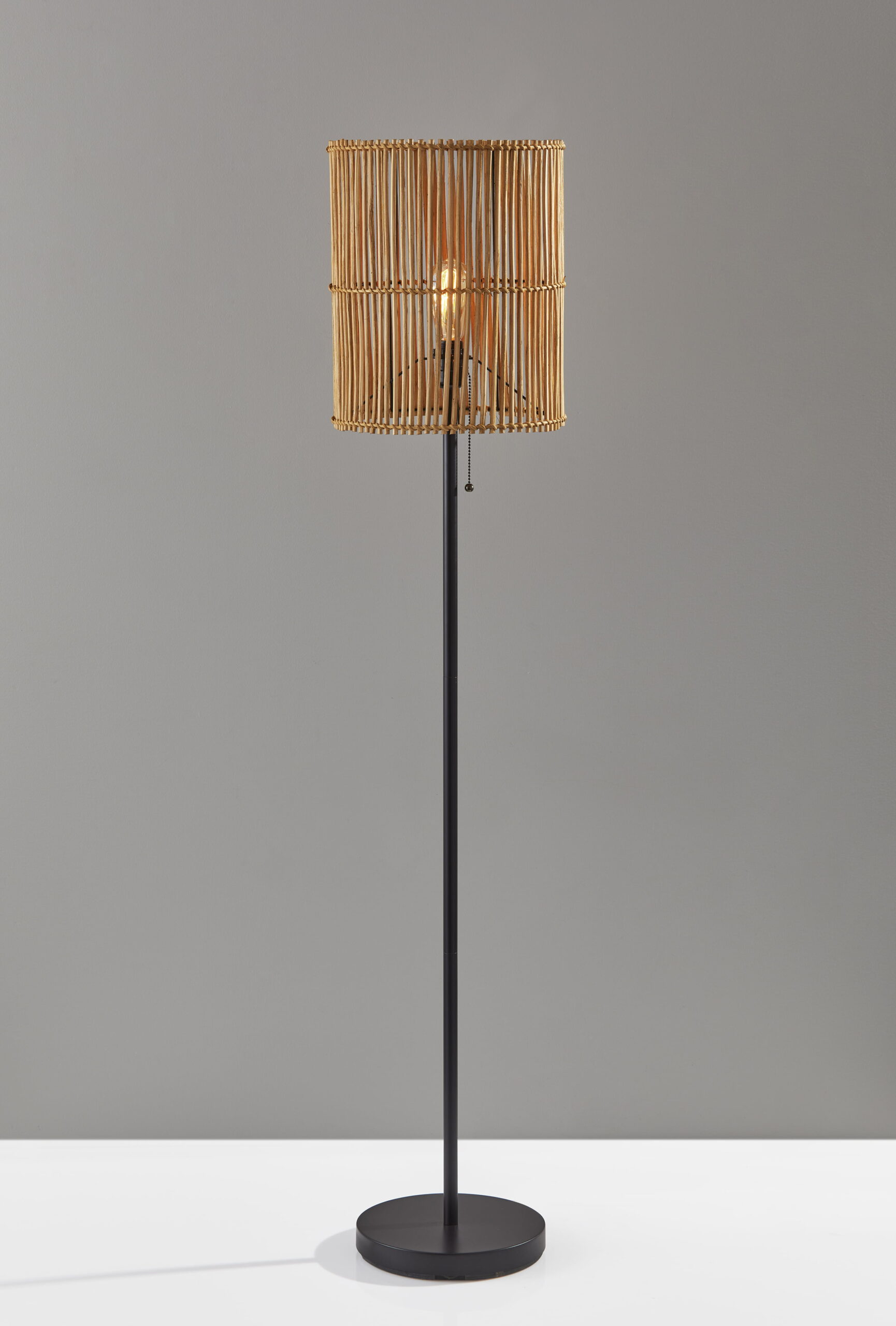 Adesso Cabana Floor Lamp. Dark Bronze