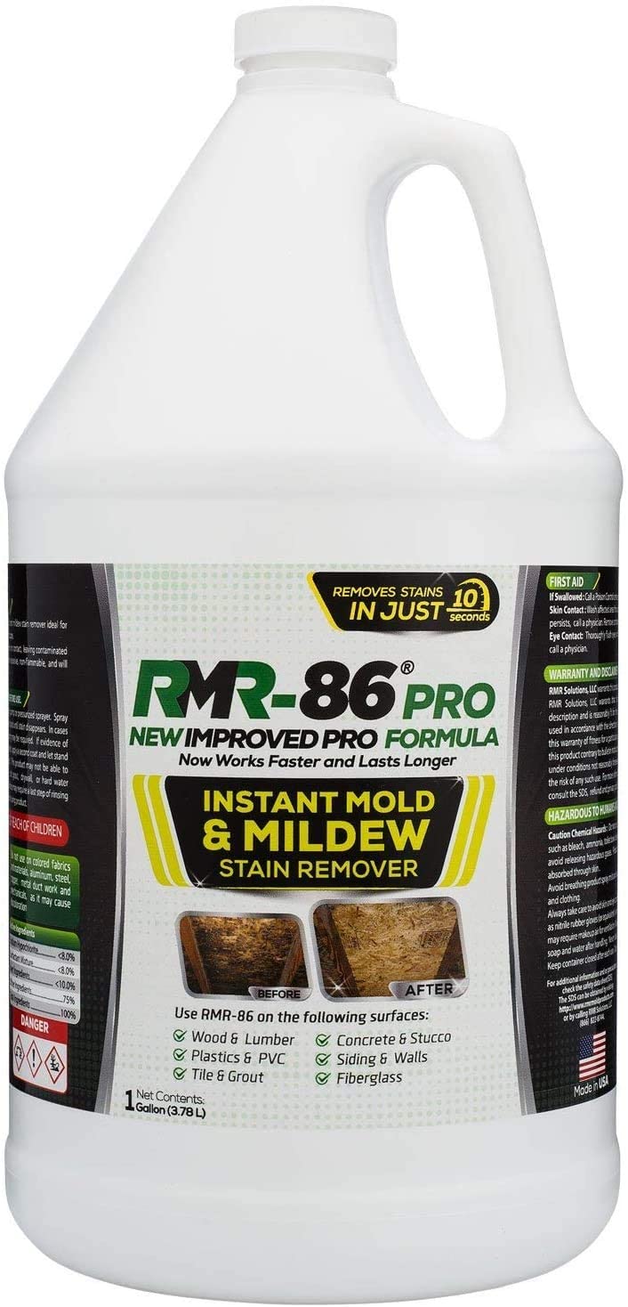 RMR-86 Pro Instant Mold Stain & Mildew Stain Remover. 1 Gallon