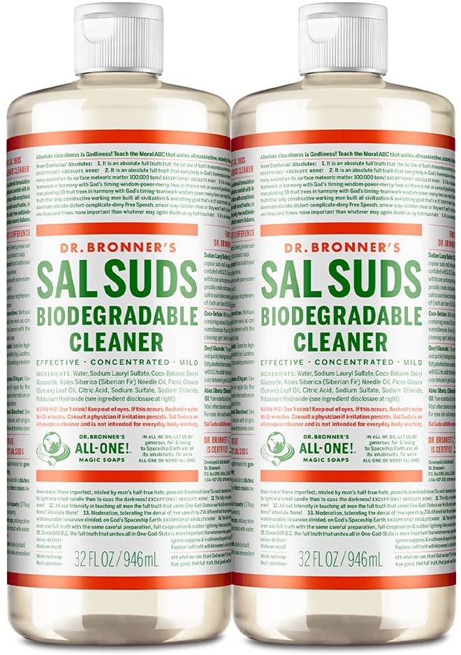 Dr. Bronner-s - Sal Suds Biodegradable Cleaner (32 Ounce. 2-Pack)