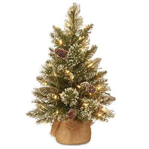 2′ Lighted Faux Christmas Tree