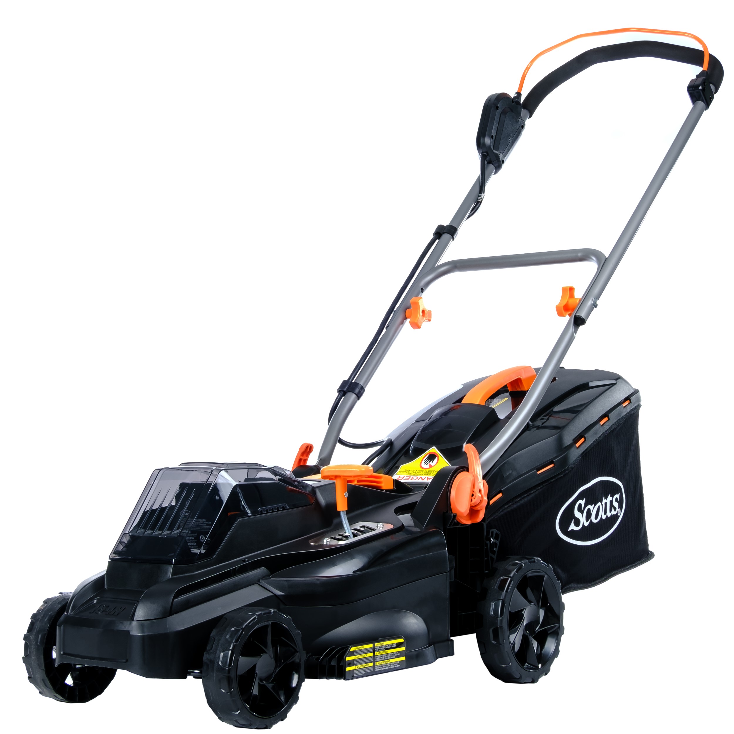 Scotts 62016S 20-Volt 16-Inch Cordless Electric Mower. 4.0Ah Battery & Fast Charger Included