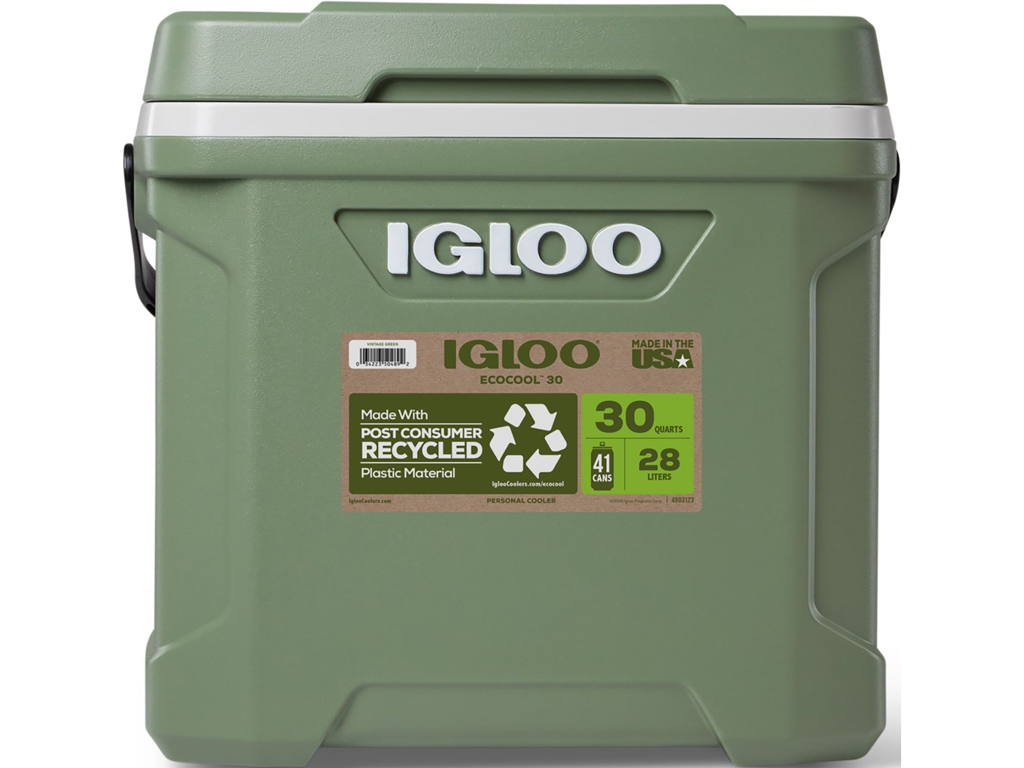 Igloo ECOCOOL Latitude 30 Cooler. Green