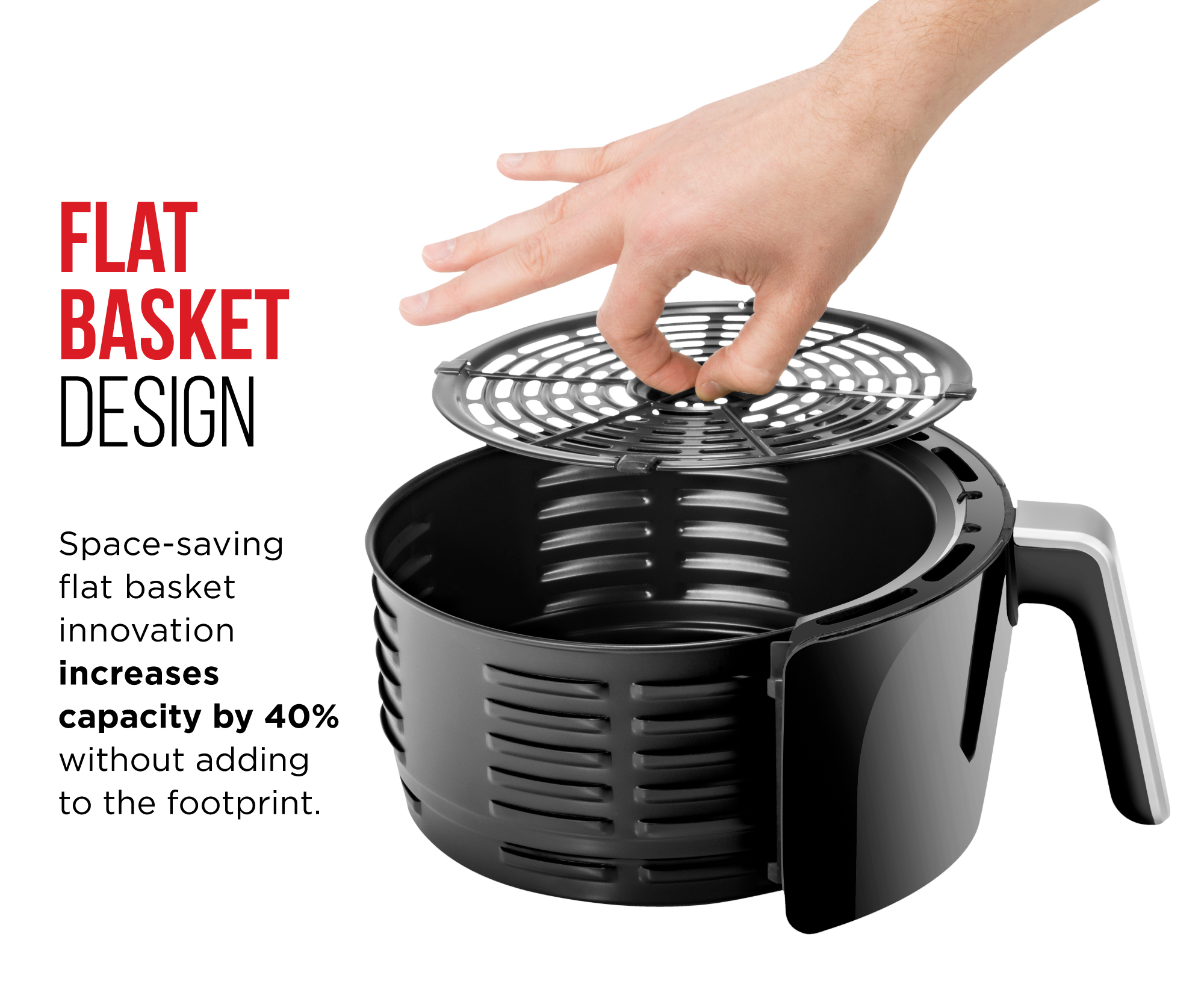 Chefman TurboFry 3.6-Quart Air Fryer. Dishwasher Safe Basket. 60 Minute Timer. BPA-Free. Matte Black