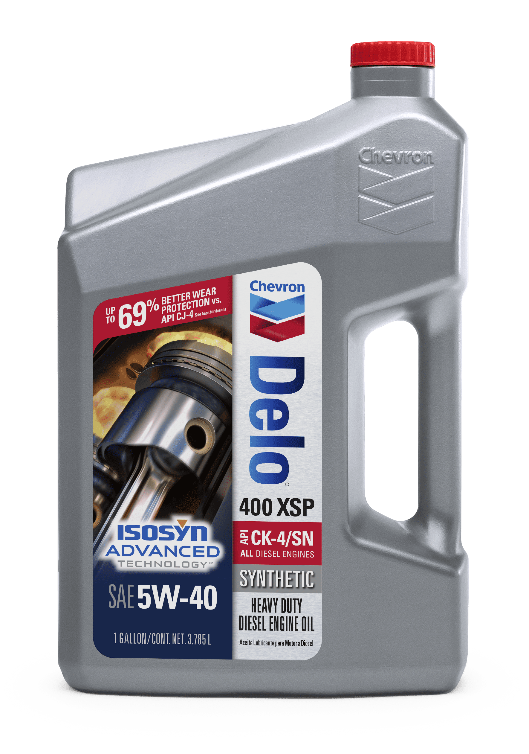 Chevron Delo 400 XSP Synthetic 5W-40 Motor Oil. 1 gal.