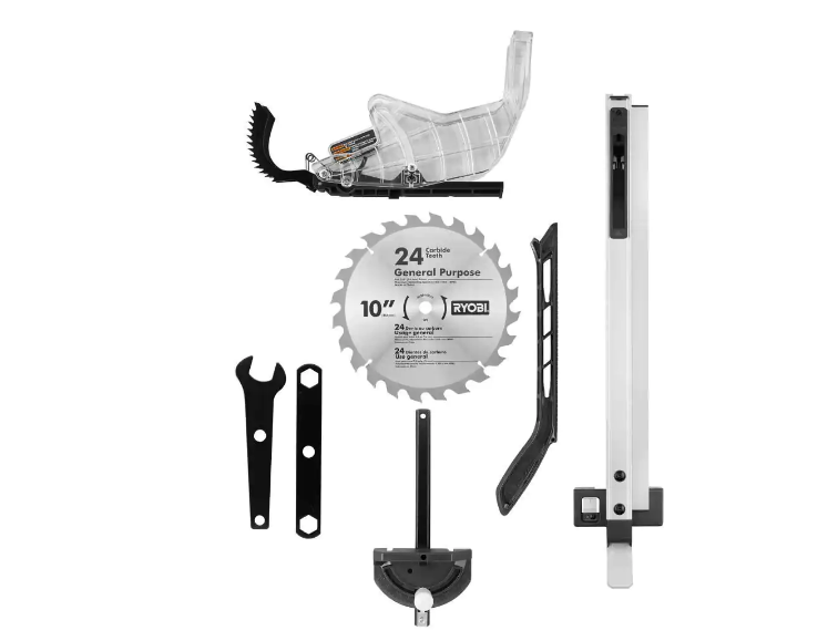 RYOBI Table Saw RTS23 15 Amp 10 in. Expanded Capacit With Rolling Stand