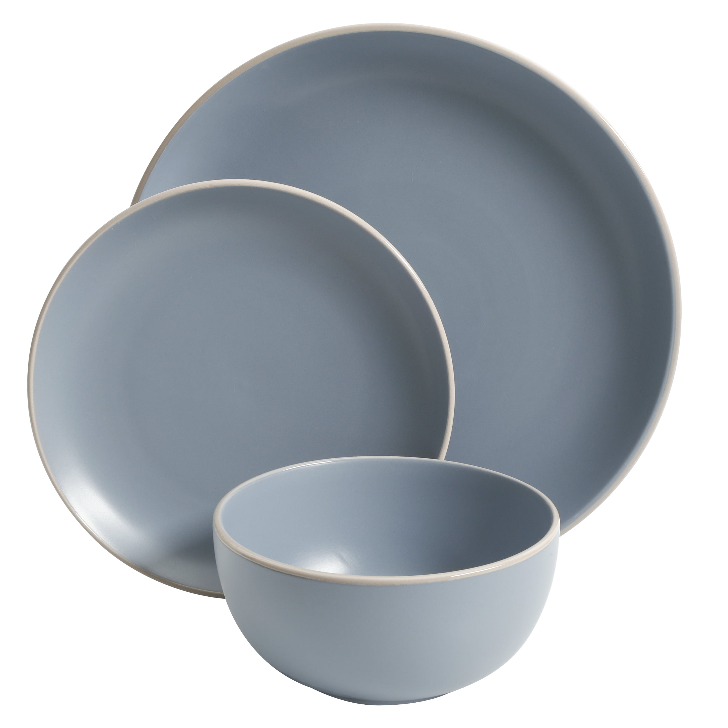 Better Homes & Gardens Zuri Matte 12-Piece Dinnerware Set