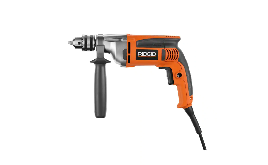RIDGID R71111 8 Amp Corded 1/2 in. Heavy-Duty Variable Speed Reversible Drill