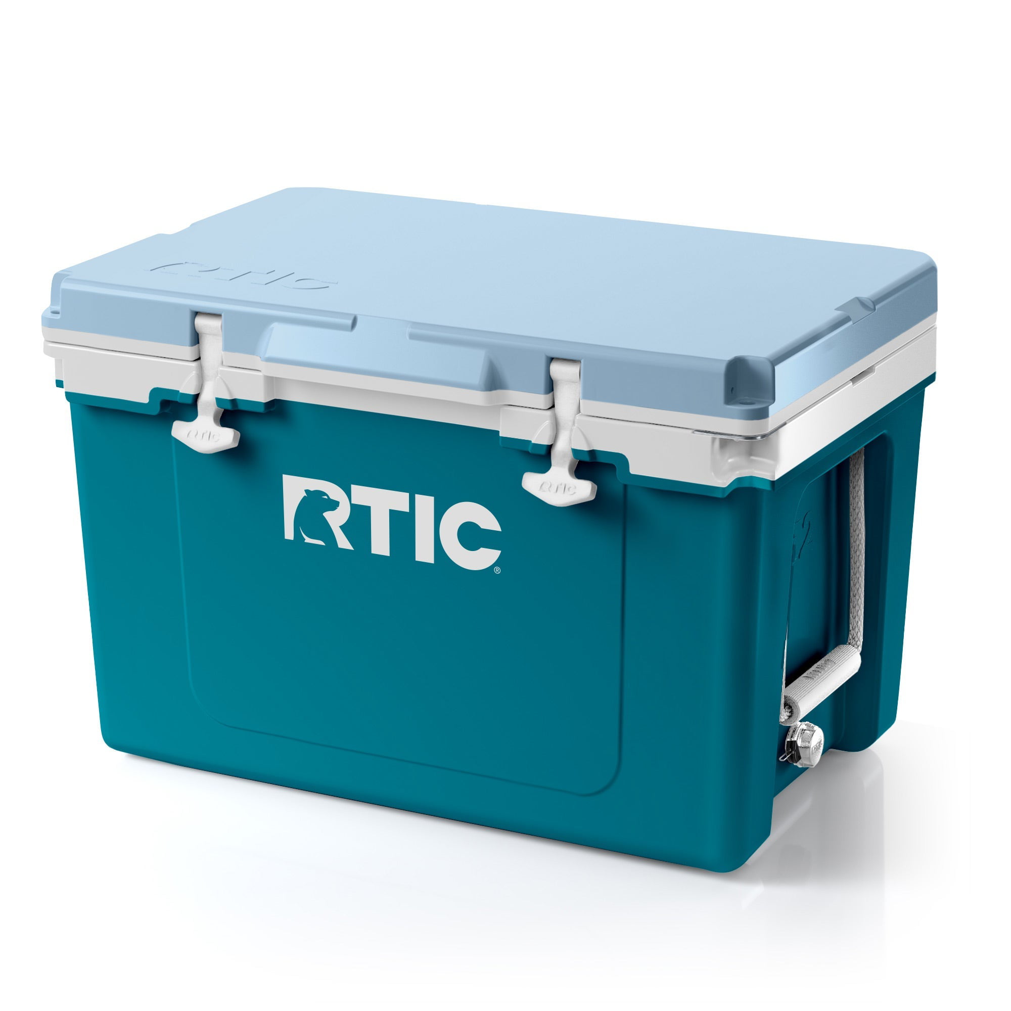 RTIC Ultra-Light 32 Quart Hard Cooler Insulated Portable Ice Chest Box for Drink. 30% Lighter Than Rotomolded Coolers. Deep Harbor/RTIC Ice