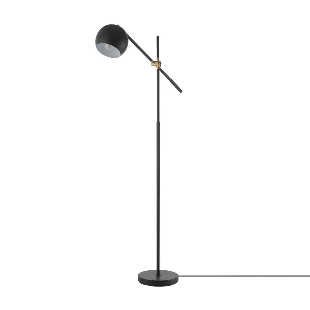 Globe Electric 12915 Molly 60″ Tall Boom Arm Floor Lamp - Black