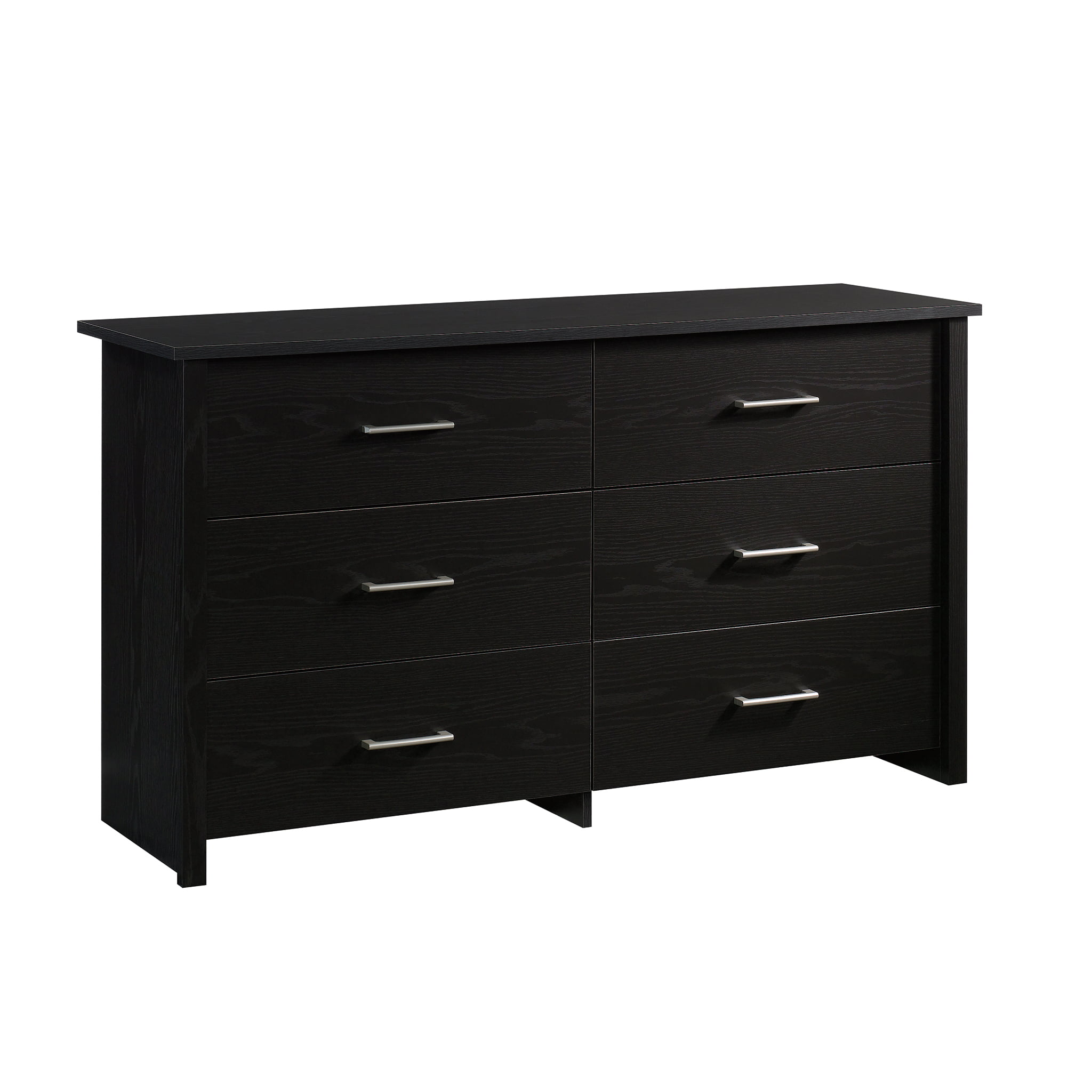 Mainstays Hillside 6-Drawer Dresser. Blackwood Finish