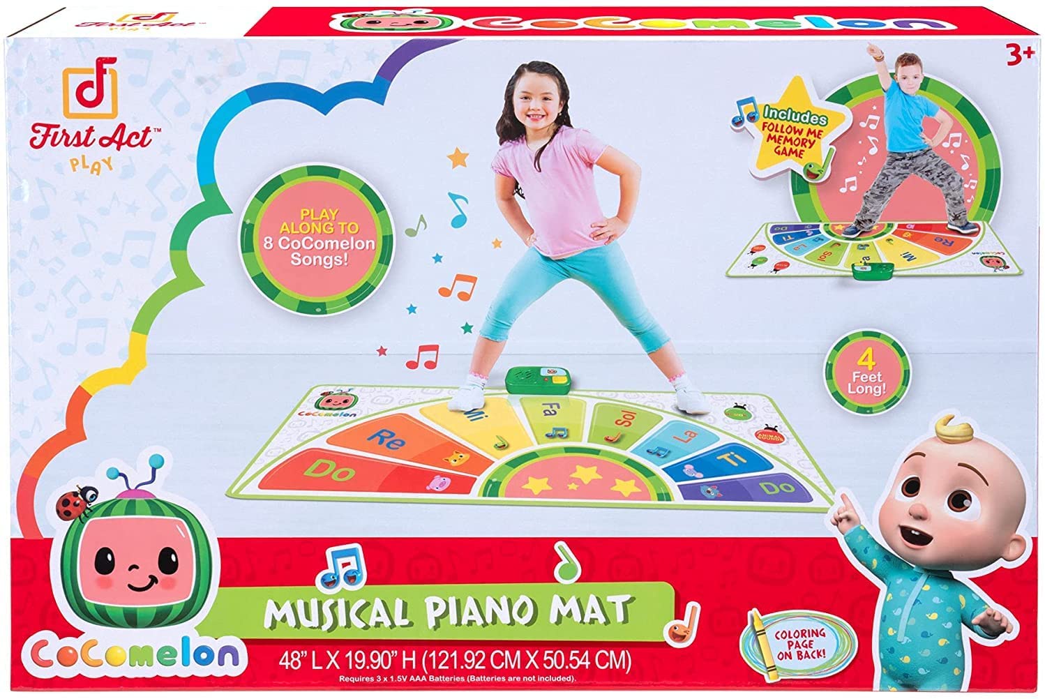 First Act CoComelon Musical Piano Mat. 48