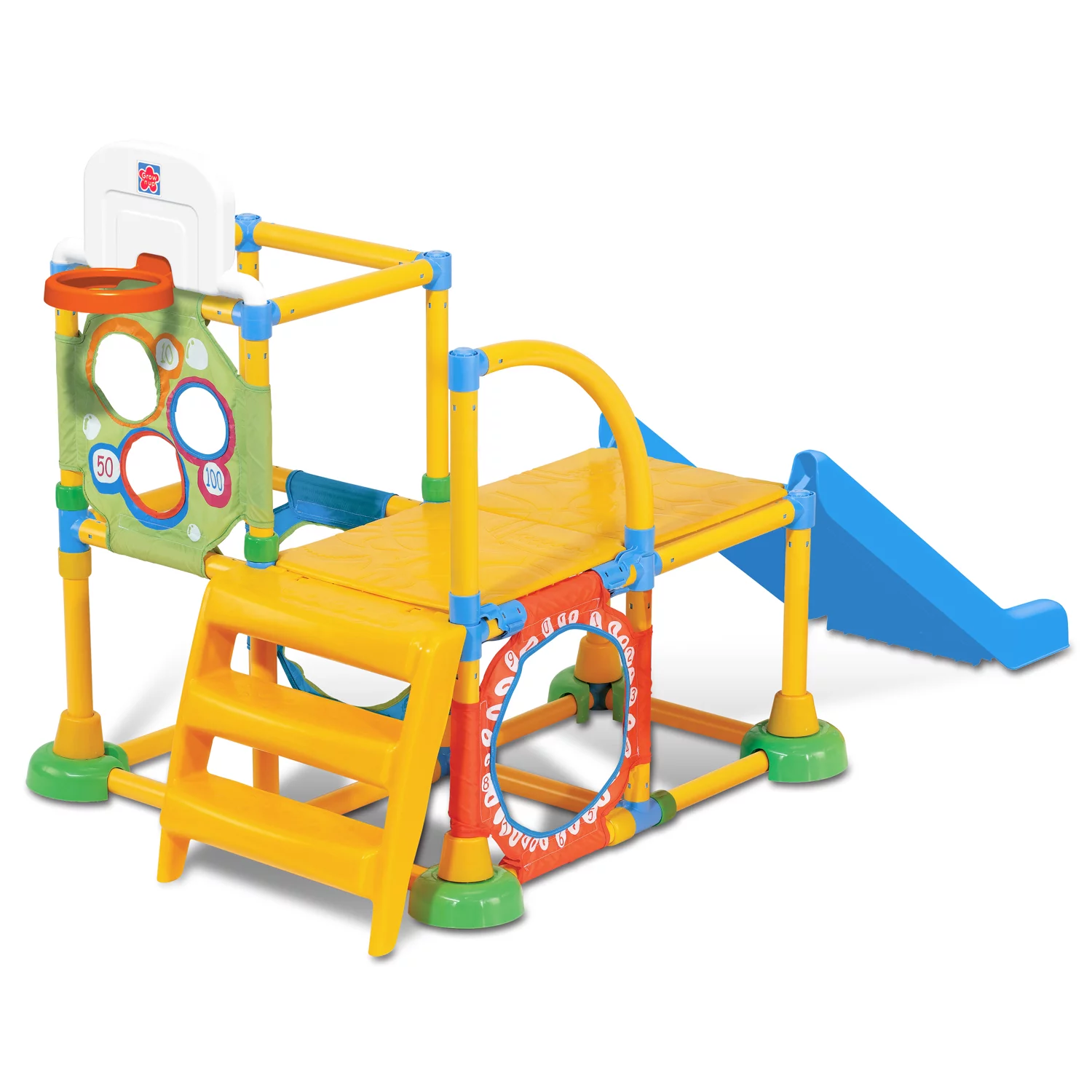 Grow-n Up Toddler Climb ‘N Slide Plastic Jungle Gym