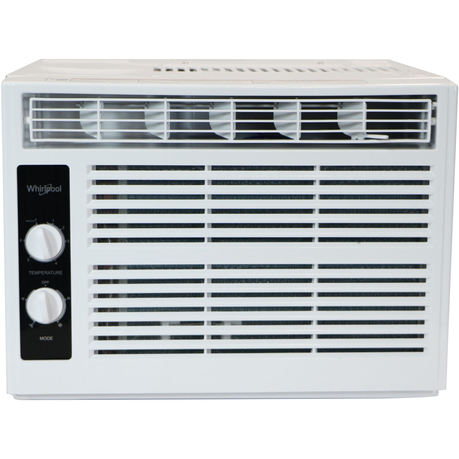 Whirlpool 5.000 BTU 115-Volt Window-Mounted Air Conditioner | AC for Rooms up to 150 Sq.Ft. | Mechanical Controls | Dehumidifer | Washable Filter | Auto-Restart | WHAW050DW