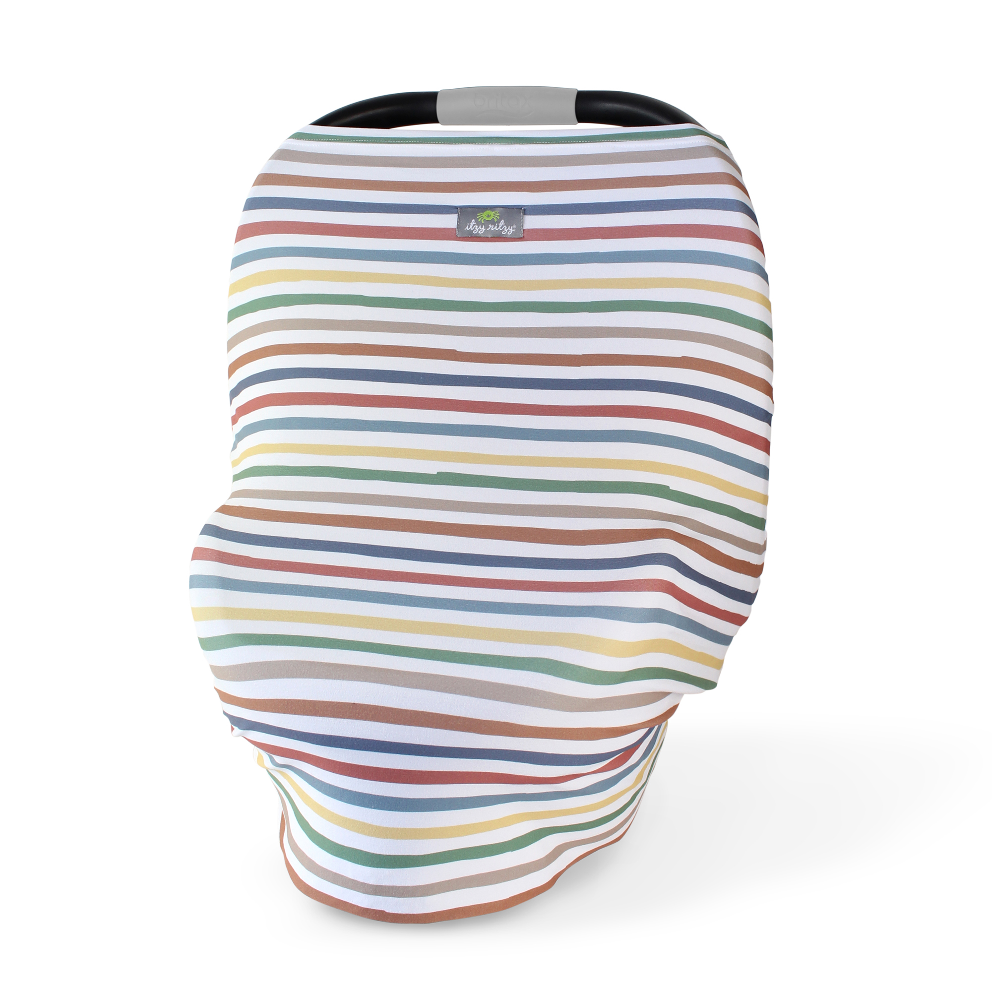Itzy Ritzy 4-in-1 Nursing Cover. Car Seat Cover. Shopping Cart Cover and Infinity Scarf . Dusty Rainbow