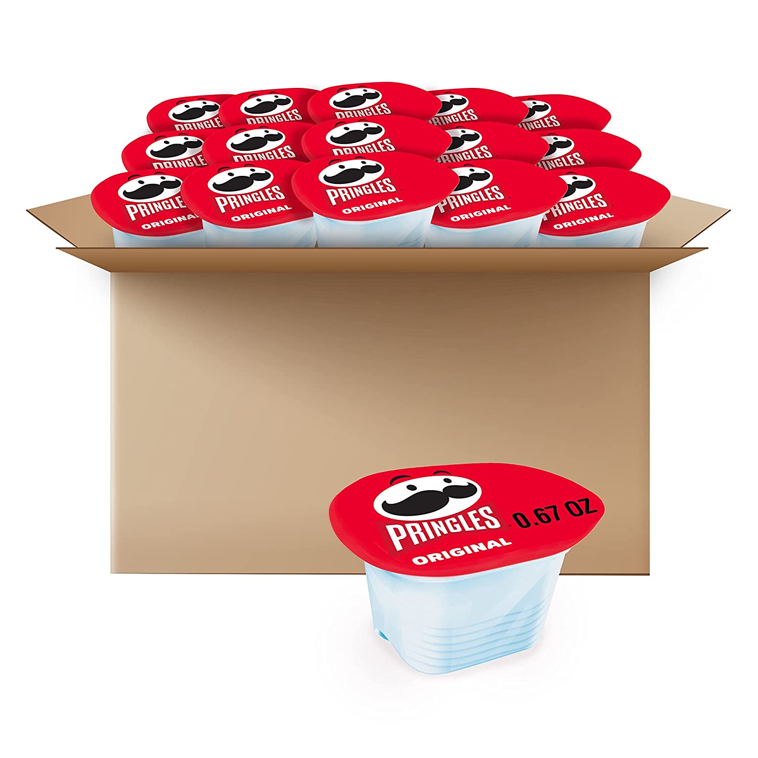 Pringles Potato Crisps Chips. Variety Pack. 0.67 oz Cup (36 Cups)