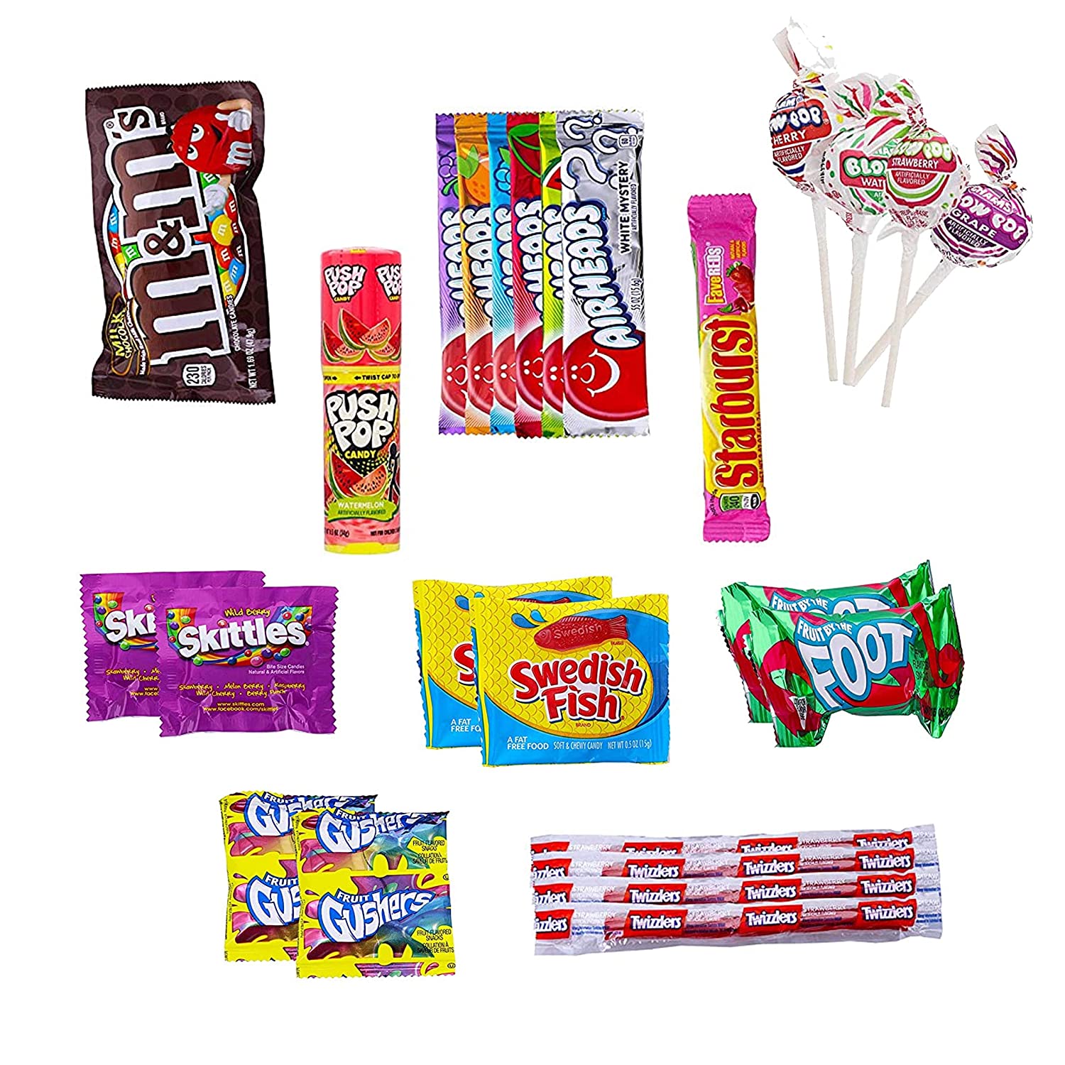 Bite Sized Candy Gift box Care Package - (50 count) Easter 2022 A Sampler of Skittles
